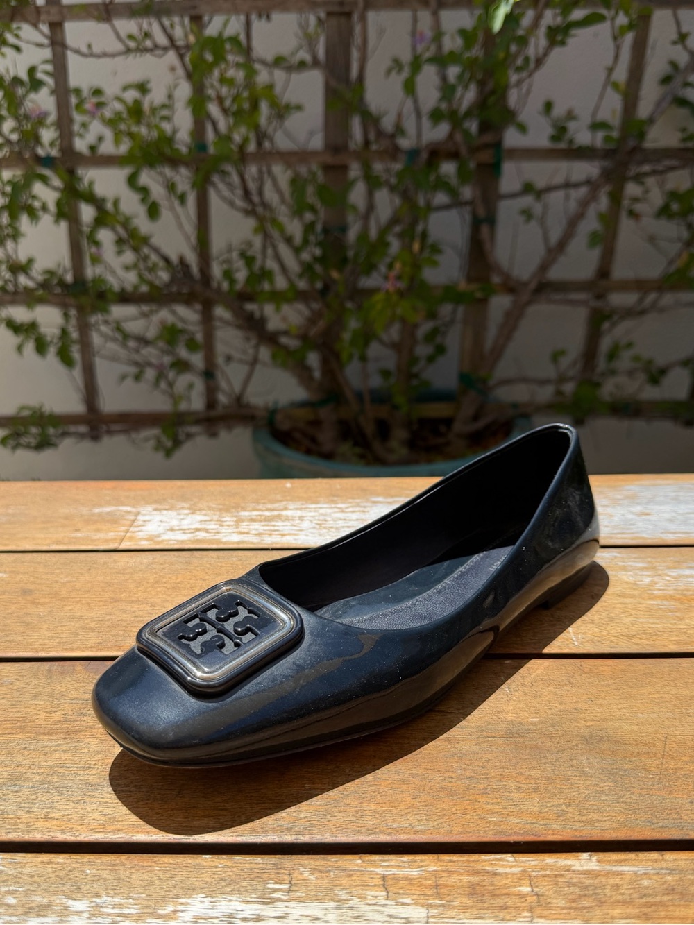 TORY BURCH patent leather flats